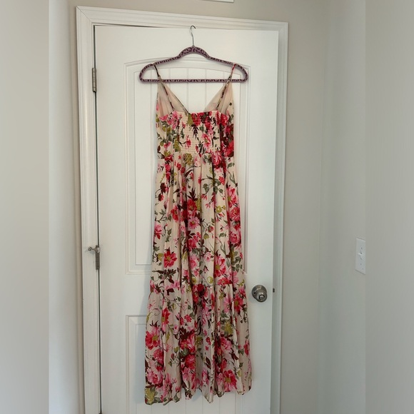 Worn once MT Abercrombie & Fitch floral maxi dress - Picture 5 of 9